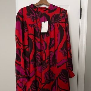 Who What Wear Plus Size Long Sleeve A-line Dress from Target